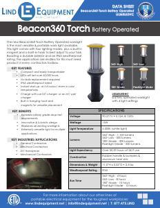 Thumbnail for Document lind-equipment-beacon360-torch-rechargeable-spec-sheet